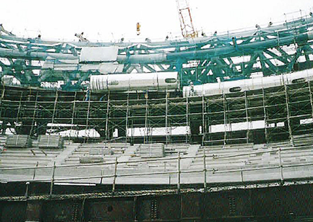 大空間の空調ダクト