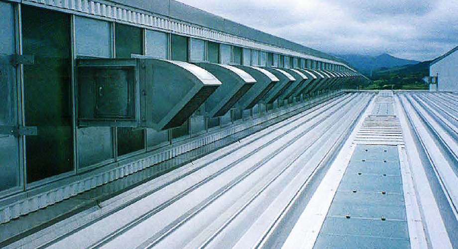 工場用換気排出口